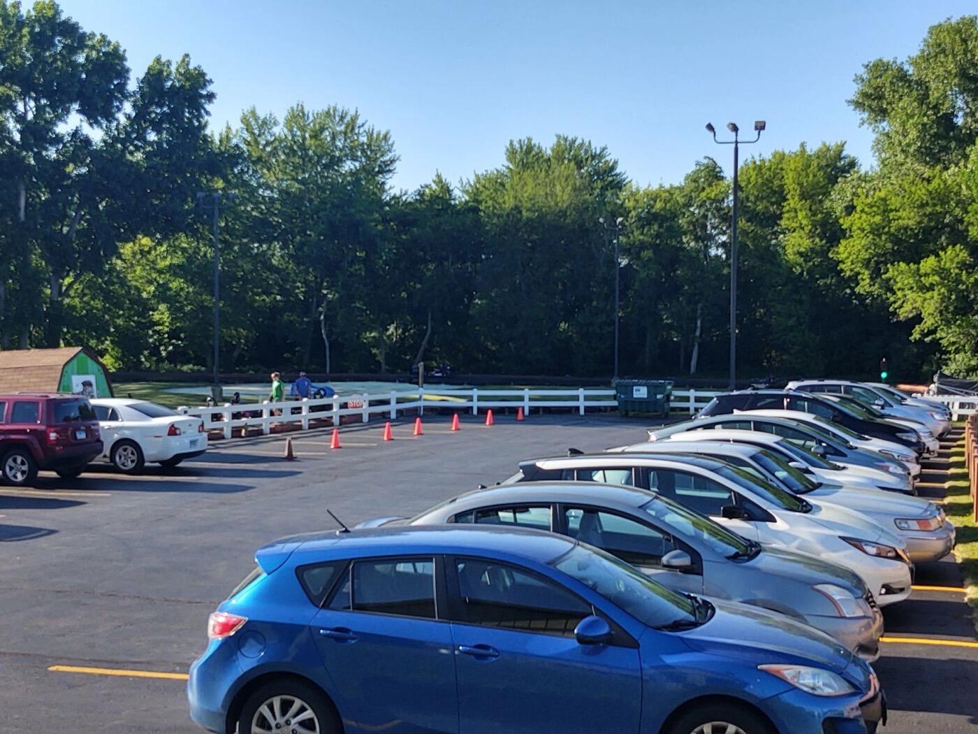 Grounds and parking at Sycamore Family Sports Center